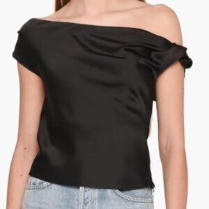 Wayf Black Off-Shoulder Top